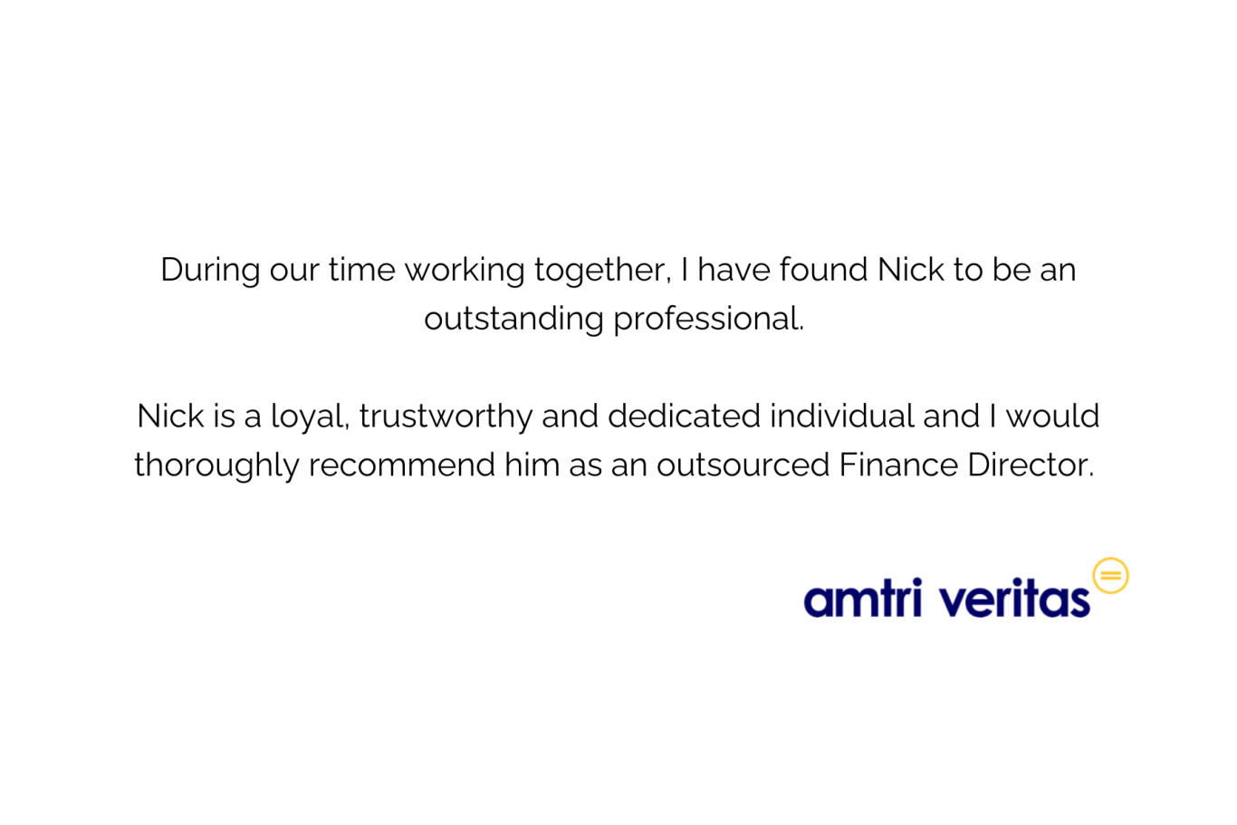 Managing Director & Owner, Amtri Veritas