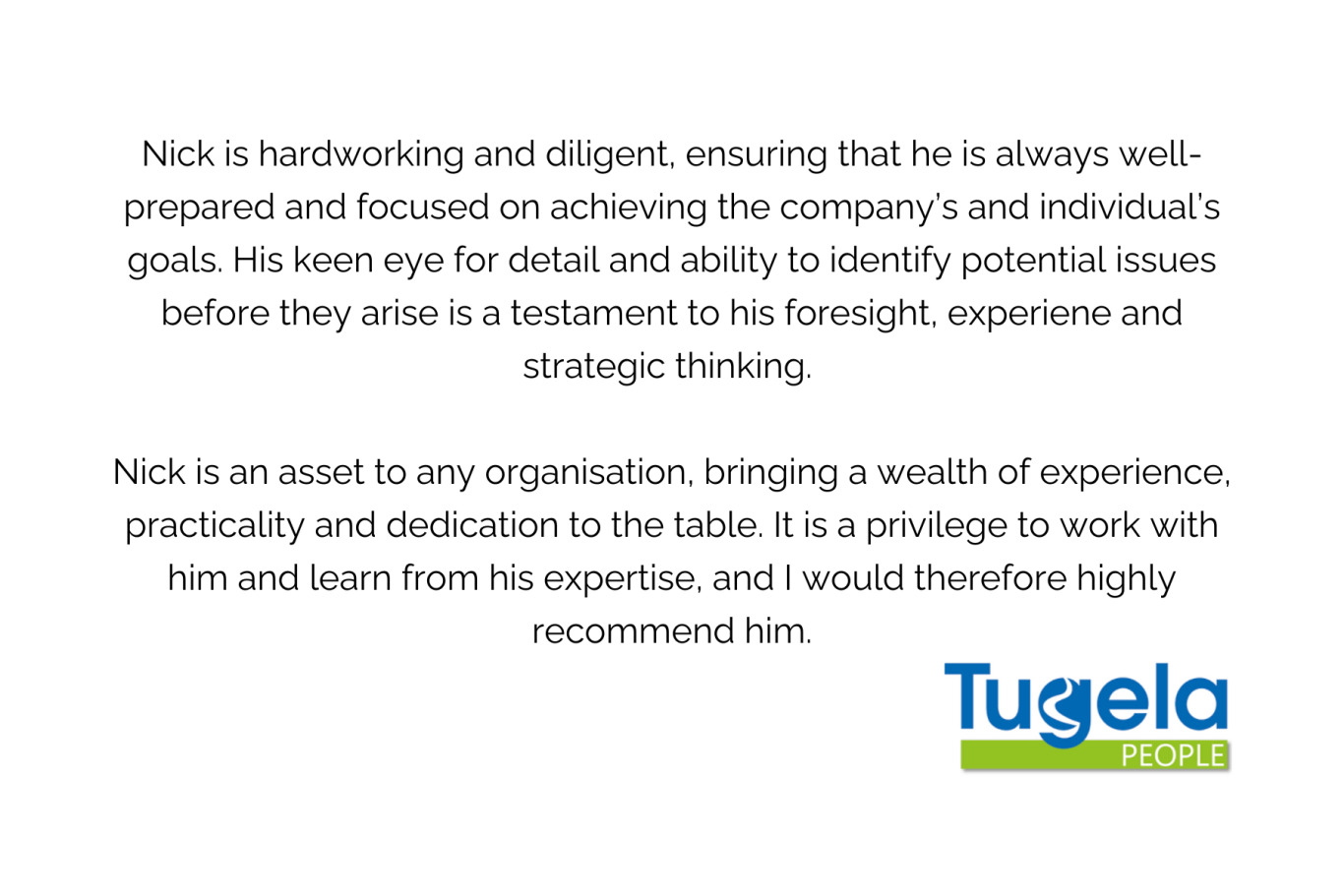 CEO & Owner, Tugela People